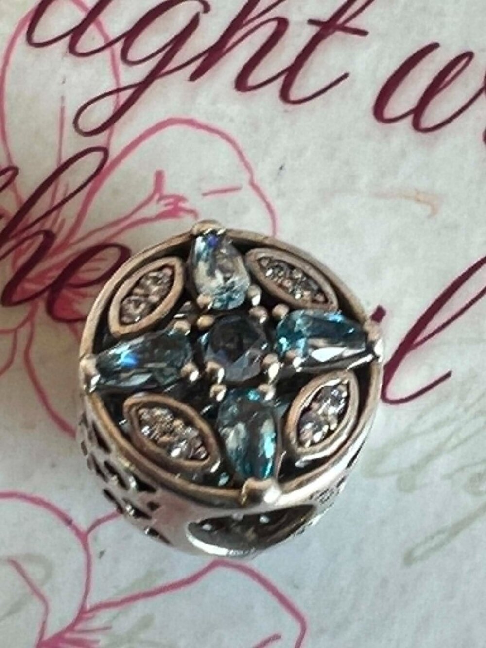 Authentic Pandora Patterns of Frost Charm #791995NMBMX